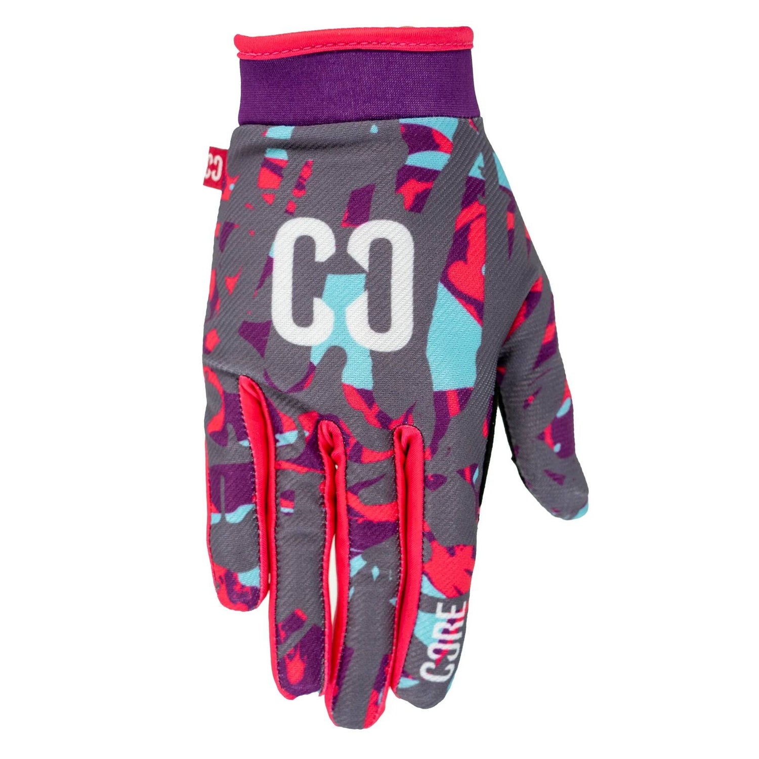CORE Aero Protective Gloves - Neon Splat