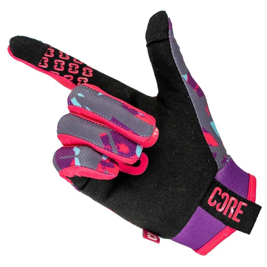 CORE Aero Protective Gloves - Neon Splat