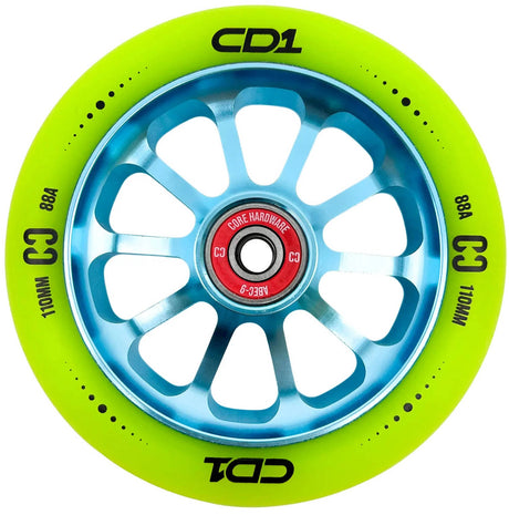 CORE CD1 Scooter Wheel 110mm - Lime/Blue