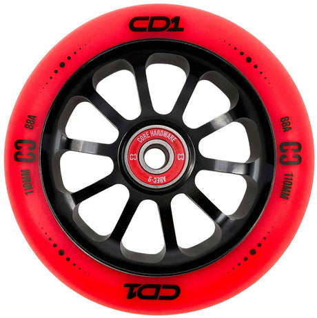 CORE CD1 Scooter Wheel 110mm - Red/Black