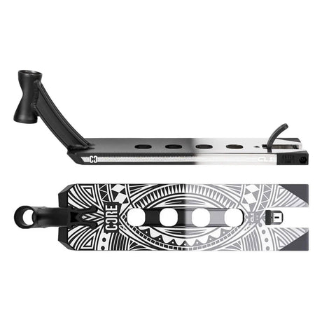 CORE CL1 Scooter Deck - Black/Chrome Split LE 19" x 5"