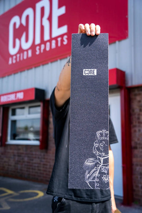 CORE HALFBARZ Signature Scooter Grip Tape - Black 22.5" x 5.5"