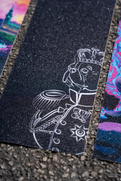 CORE HALFBARZ Signature Scooter Grip Tape - Black 22.5" x 5.5"