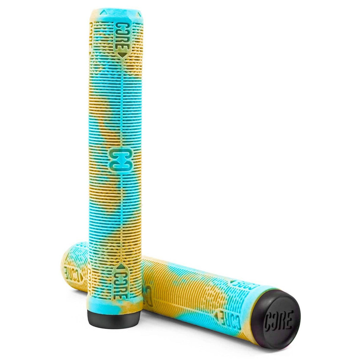 CORE Skinny Boy 170mm Scooter Grips - Beach (Teal/Gum)