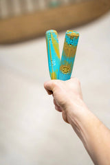 CORE Skinny Boy 170mm Scooter Grips - Beach (Teal/Gum)