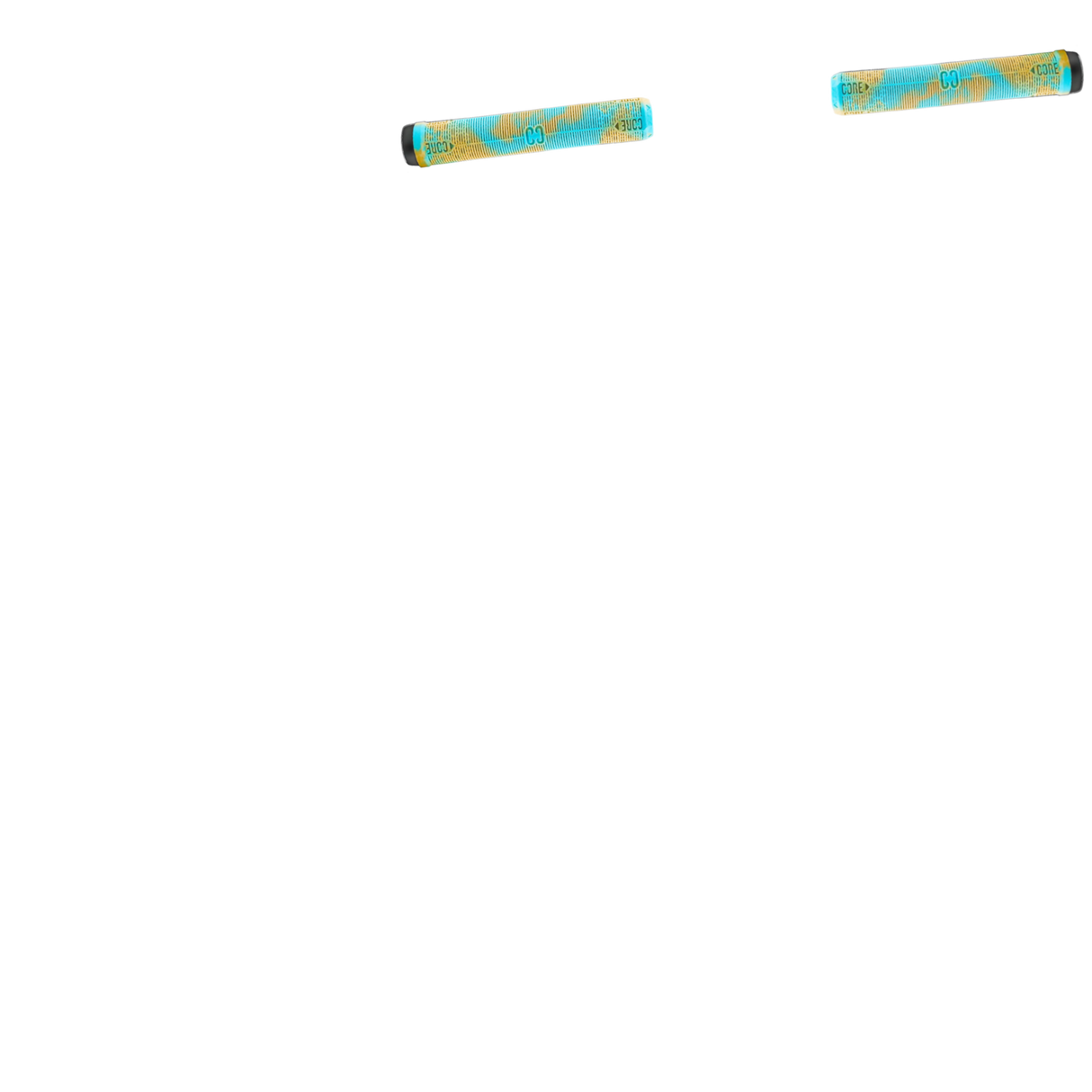 CORE Skinny Boy 170mm Scooter Grips - Beach (Teal/Gum)