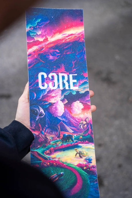 CORE Trippy Scooter Grip Tape - Multi 22.5" x 5.5"