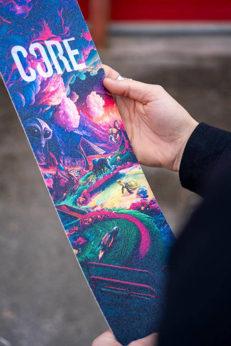 CORE Trippy Scooter Grip Tape - Multi 22.5" x 5.5"