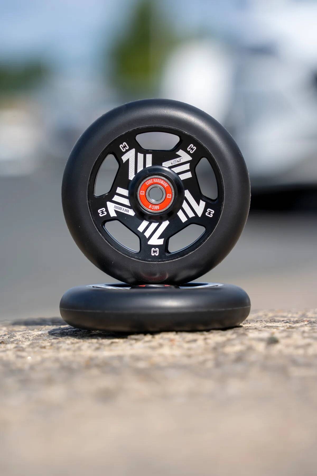 CORE Vent Hollow Scooter Wheel 110mm - Black
