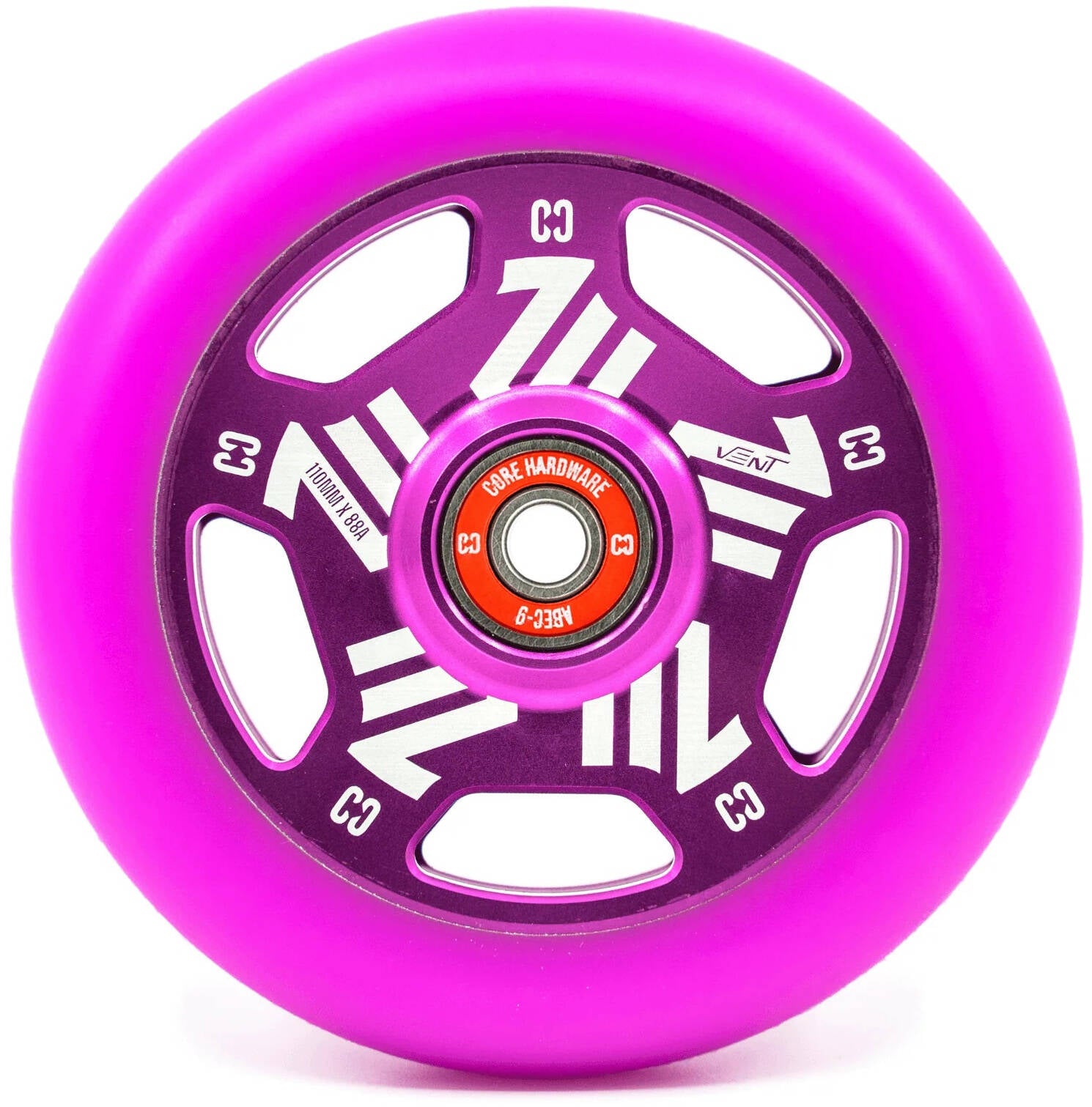 CORE Vent Hollow Scooter Wheel 110mm - Purple