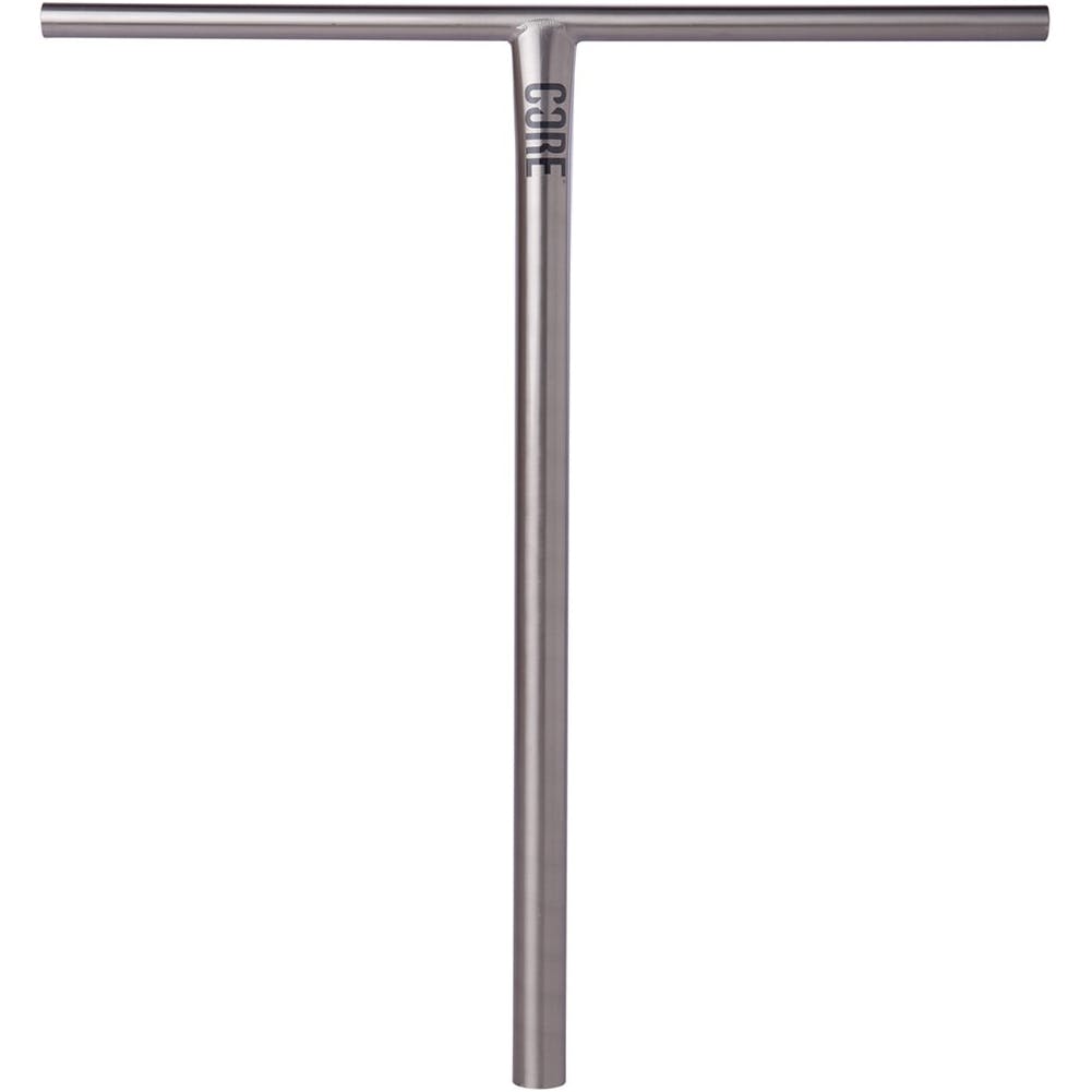 CORE Titanium Halfbarz V2 HIC/SCS Scooter Handle Bars - Black/Raw 680mm