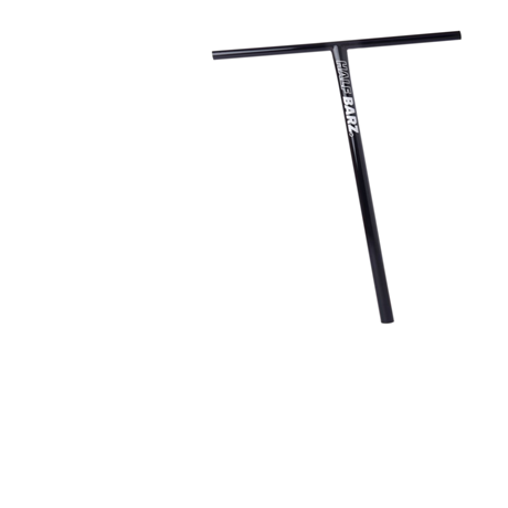 CORE Titanium Halfbarz V2 HIC/SCS Scooter Handle Bars - Black/Raw 680mm