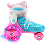 CORE  Kids Newbie 4-Wheel Roller Skates - Pink/Blue
