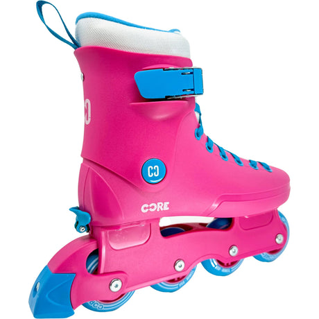 CORE Retro Inline Adjustable Skates - Pink/Blue