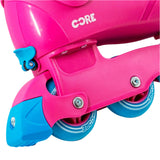 CORE Retro Inline Adjustable Skates - Pink/Blue