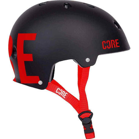 Core Street Helmet - Black/Red XS/S