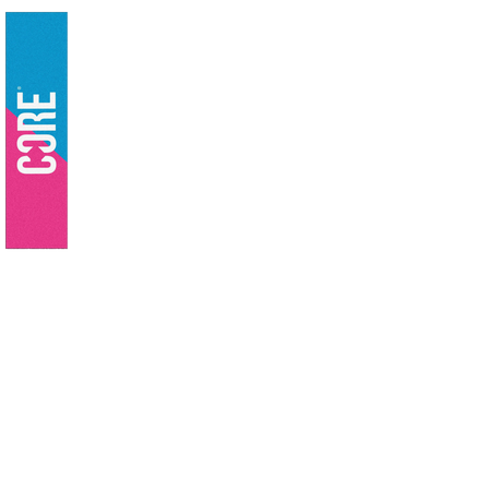 CORE Classic Scooter Grip Tape - Refresher Pink/Blue 22.5" x 5.5"