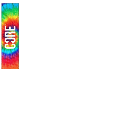 CORE Classic Scooter Grip Tape - Tie Dye 22.5" x 5.5"