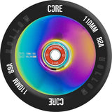 CORE Hollow V2 110mm Scooter Wheel - Black/Neochrome