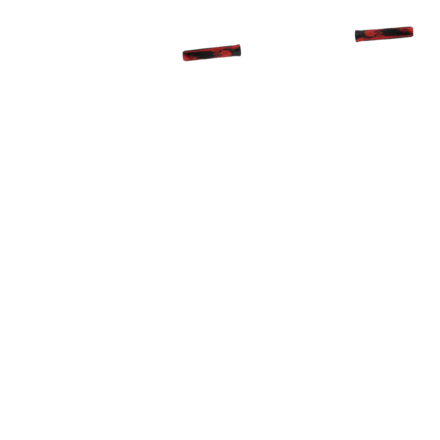 CORE Pro 170mm Scooter Grips - Lava (Red/Black)