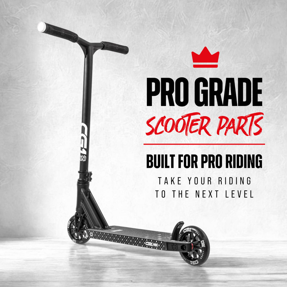 CORE CG1 Mini Stunt Scooter - Black