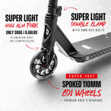 CORE CG1 Mini Stunt Scooter - Black