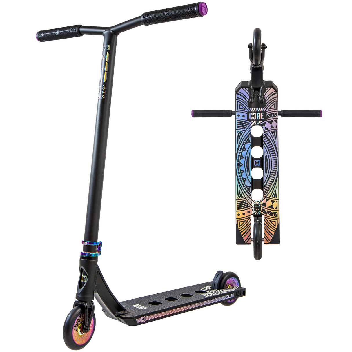 CORE CL1 Stunt Scooter - Black/Neo LE