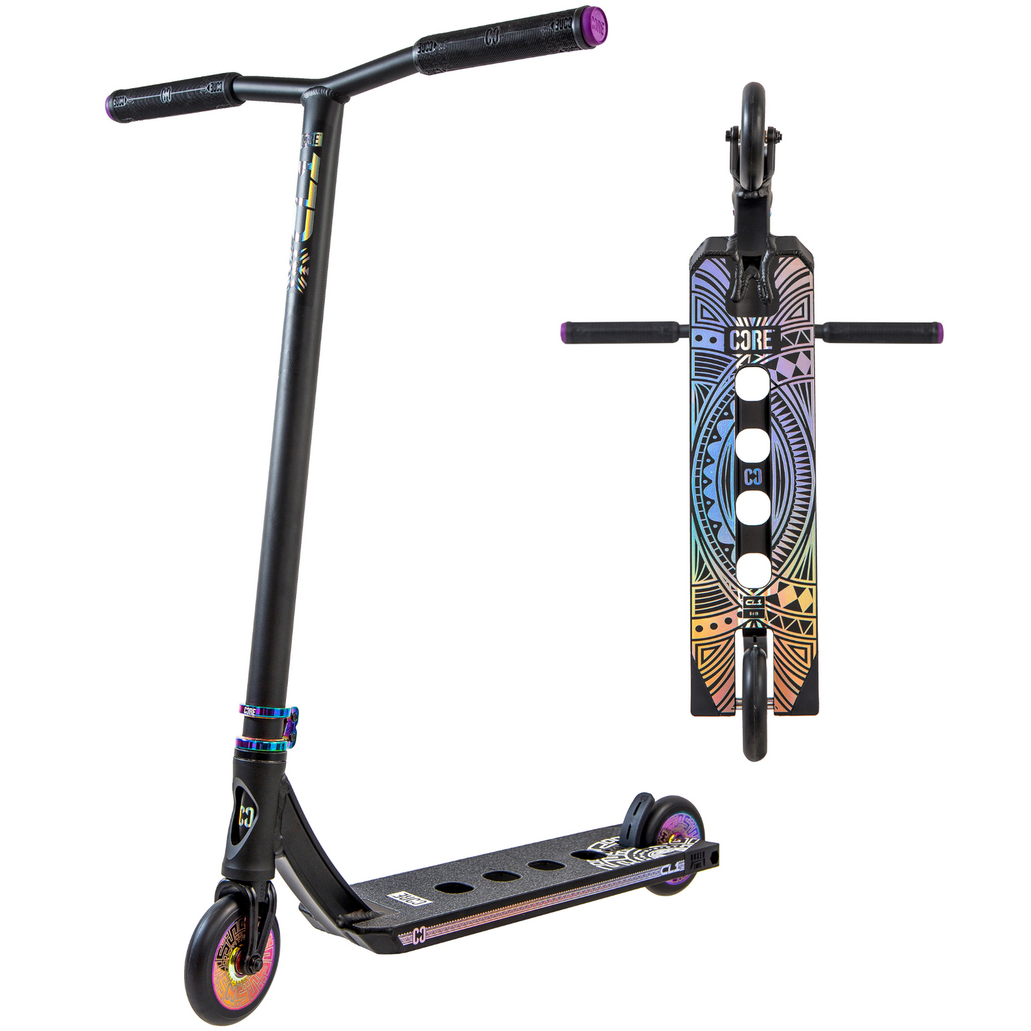 CORE CL1 Stunt Scooter - Black/Neo LE
