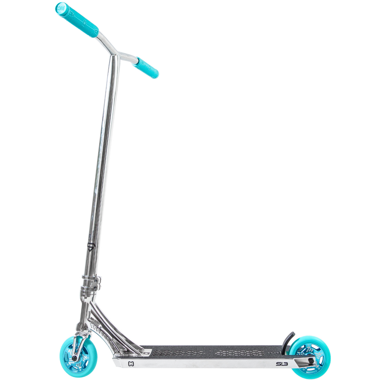 CORE SL3 Stunt Scooter - Chrome/Teal