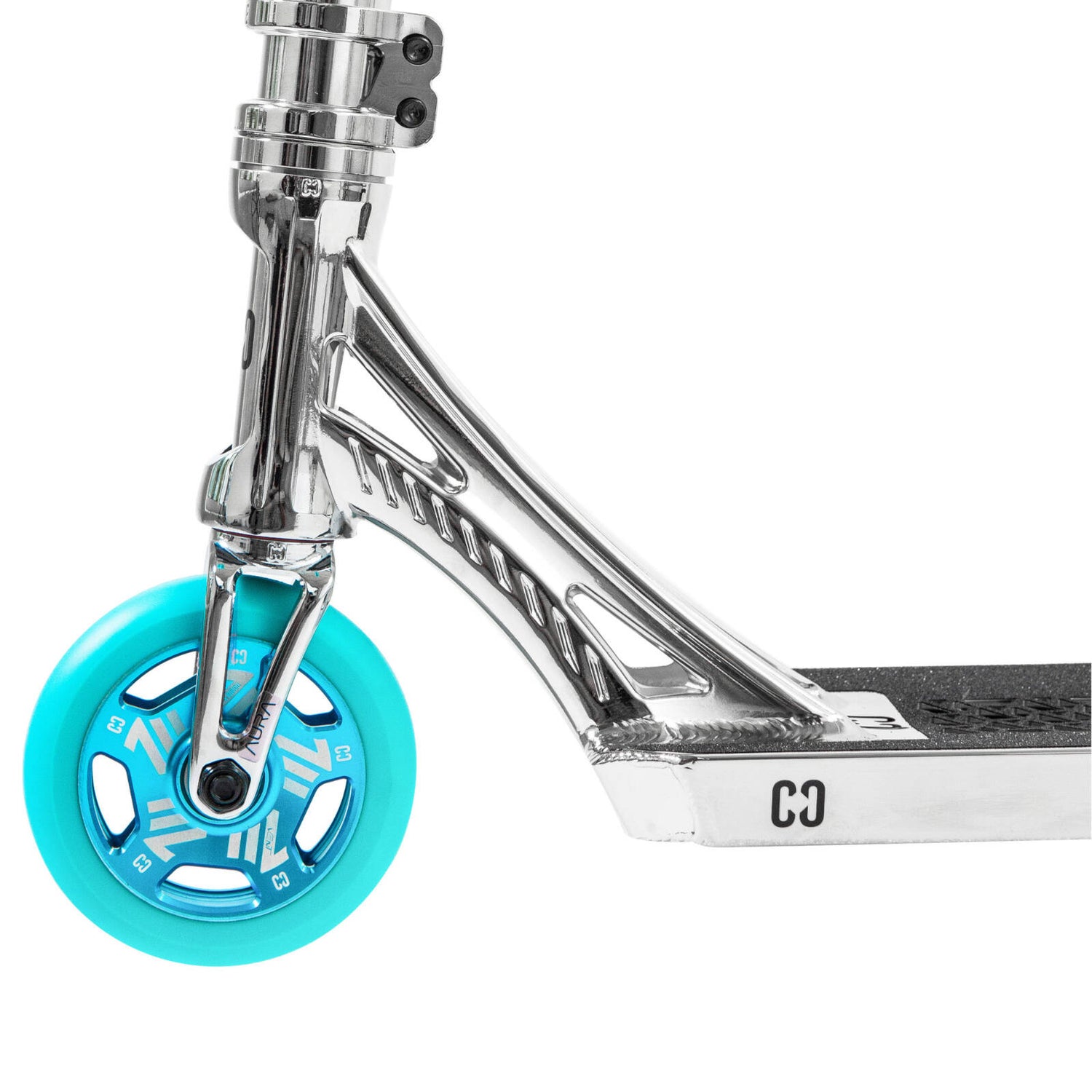 CORE SL3 Stunt Scooter - Chrome/Teal