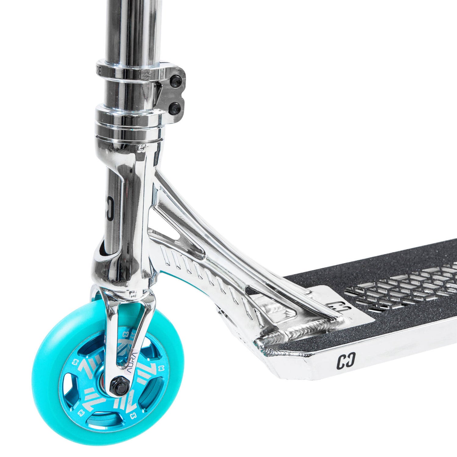 CORE SL3 Stunt Scooter - Chrome/Teal