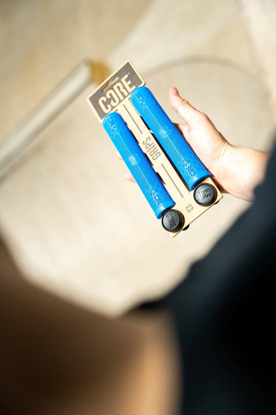 CORE Skinny Boy 170mm Scooter Grips - Dark Blue