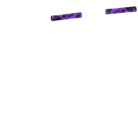 CORE Skinny Boy 170mm Scooter Grips - Fuchsia (Purple/Black)