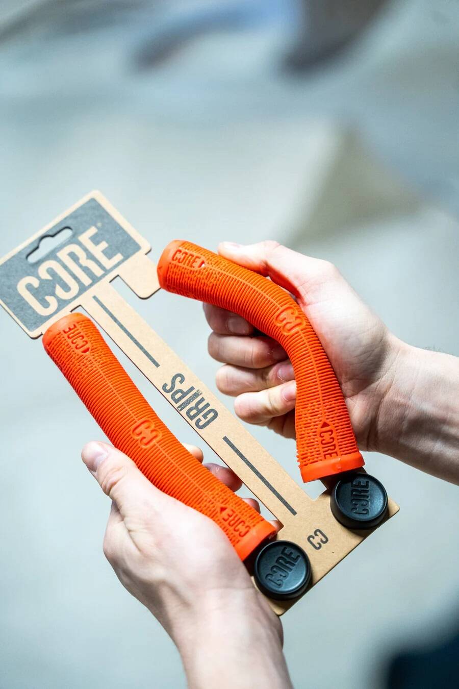 CORE Skinny Boy 170mm Scooter Grips - Red