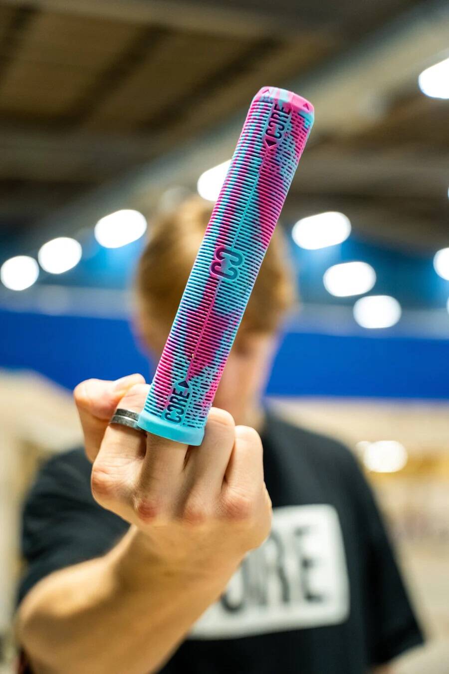 CORE Skinny Boy 170mm Scooter Grips - Refresher (Teal/Pink)