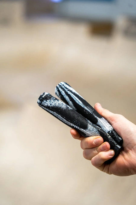 CORE Skinny Boy 170mm Scooter Grips - Slate (White/Black)