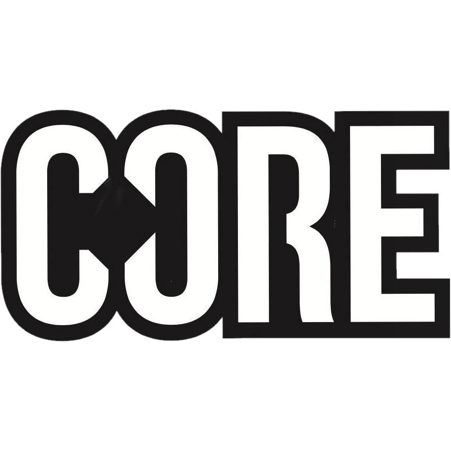 CORE Logo Sticker - Black/White