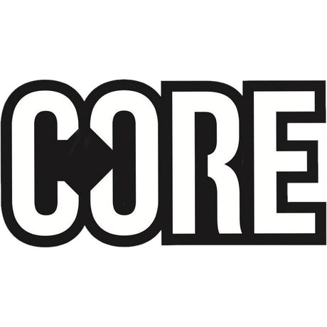 CORE Logo Sticker - Black/White