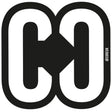 CORE Reflected Logo Skateboard Sticker - Black