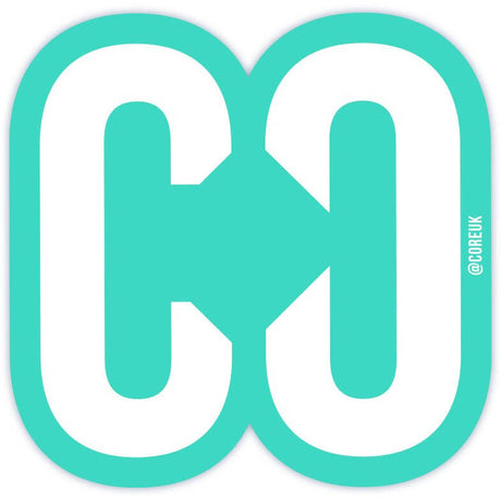 Core Logo Sticker Teal