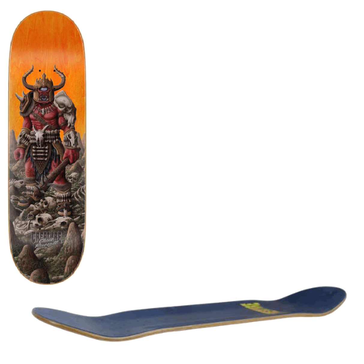 Creature Russell Caverns Skateboard Deck - 8.53"