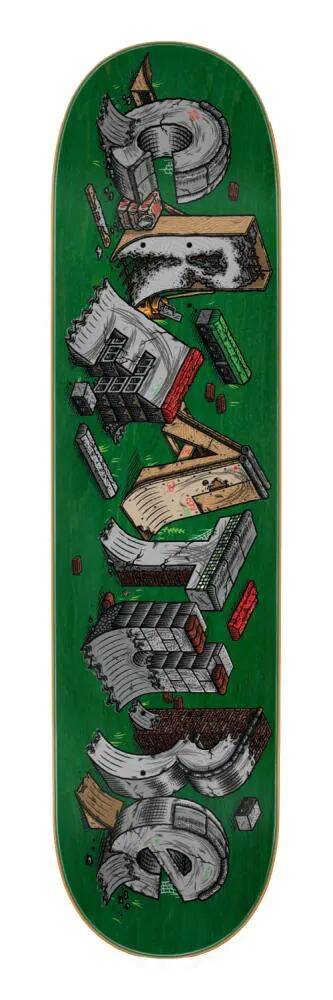 Creature Slab DIY Skateboard Deck - Green 7.75''