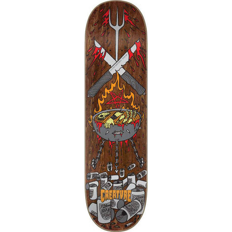 Creature Martinez Stab-BQ Skateboard Deck - Multi 8.6''