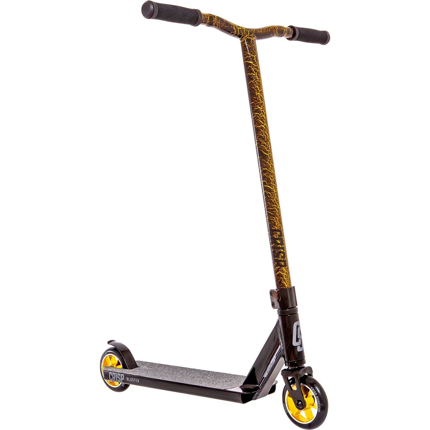 Crisp Blaster Stunt Scooter - Black/Gold Cracking