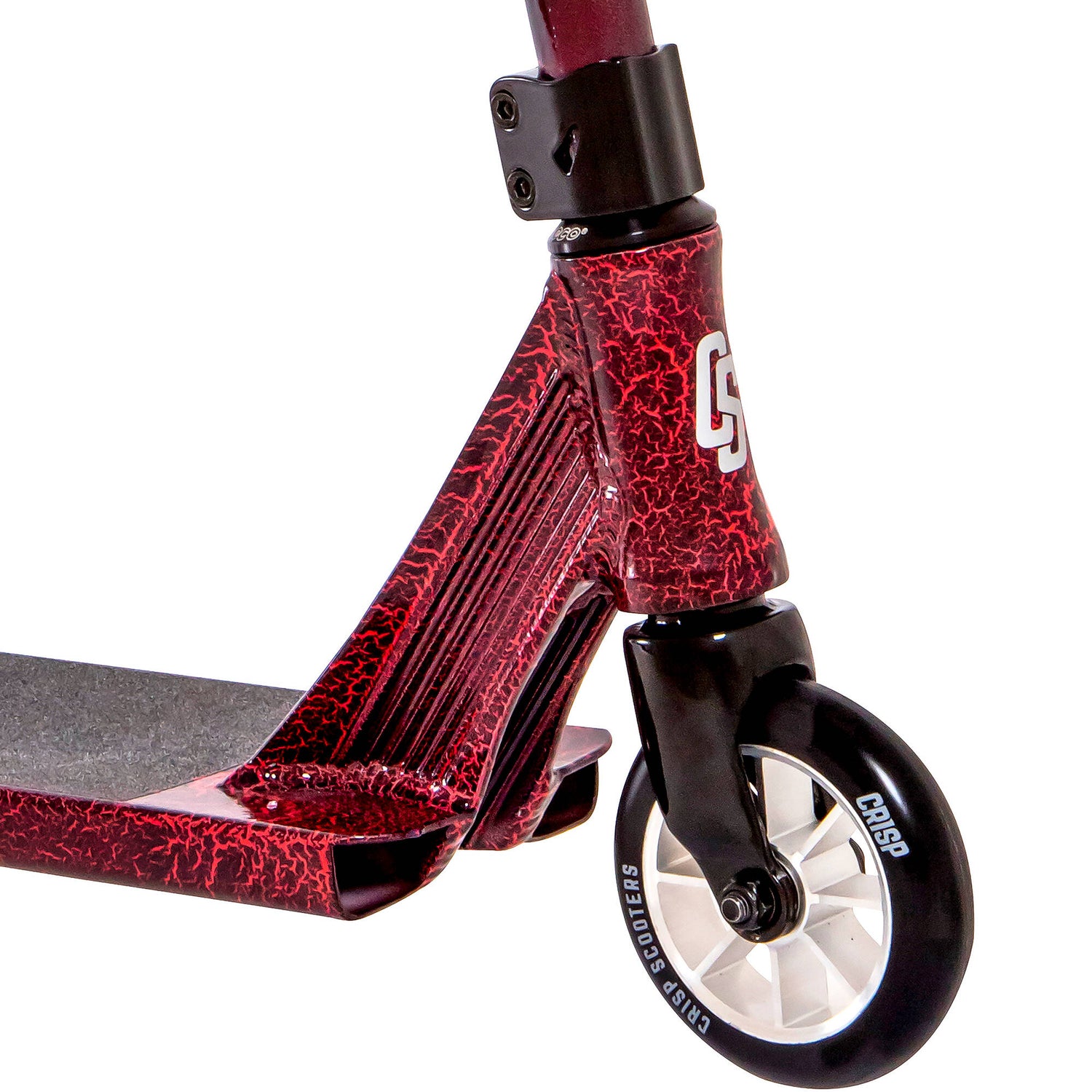 Crisp Inception Stunt Scooter - Red Cracking