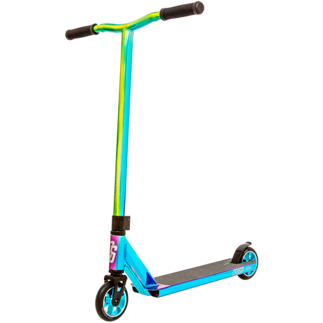 Crisp Surge Stunt Scooter - Chrome Blue/Green/Purple