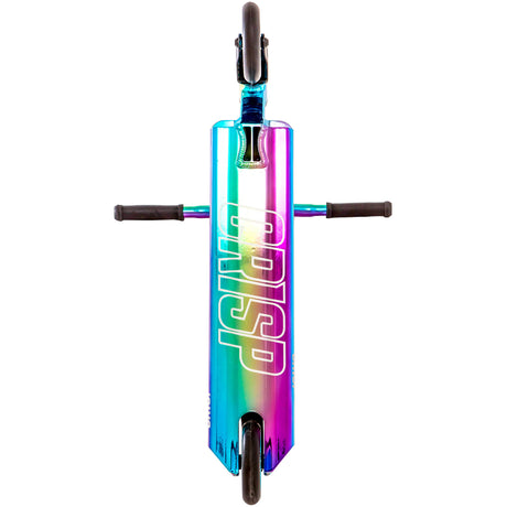 Crisp Surge Stunt Scooter - Chrome Blue/Green/Purple