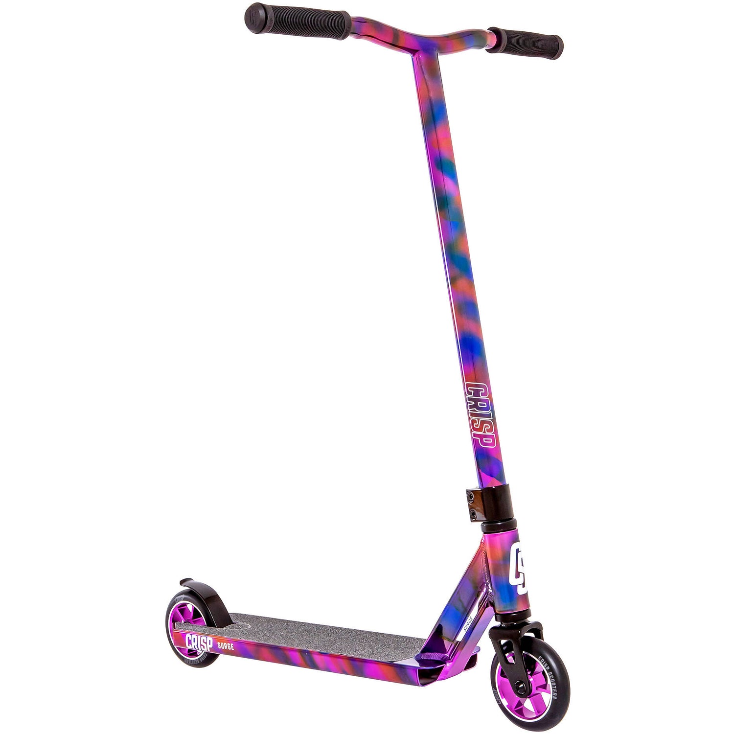 Crisp 2020 Surge Stunt Scooter - Chrome Cloudy Purple