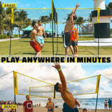 Crossnet Four Square Volleyball Net