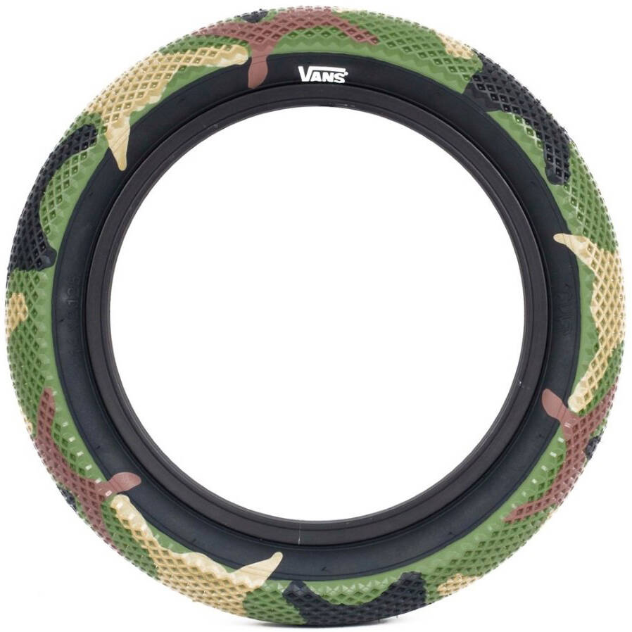Cult Vans 16'' BMX Tyre - Camo/Black Sidewall